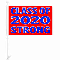 Senior Class Of 2020 Strong Car Flag