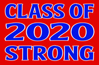 Senior Class Of 2020 Strong Car Flag